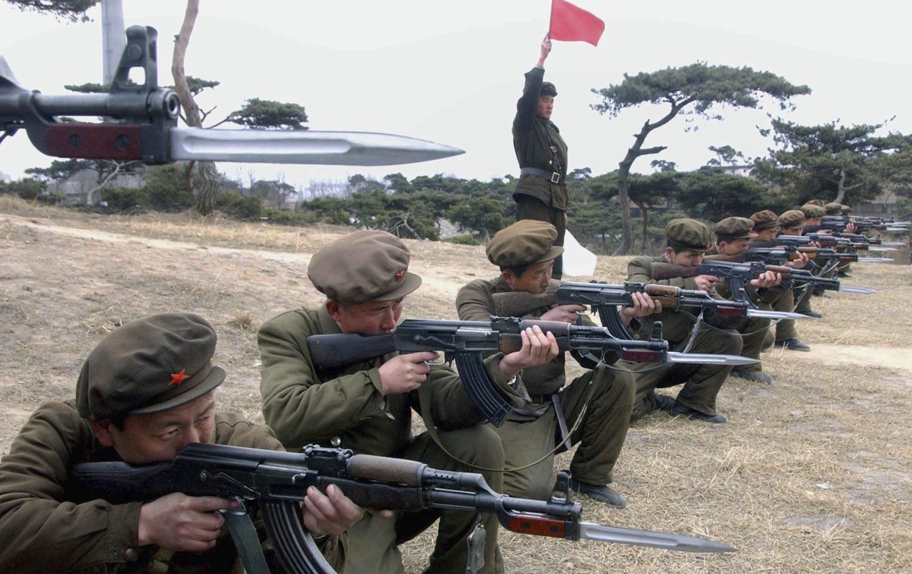 Foto archivo de Soldados Korea del Norte. (Foto de KCNA de la agencia EFE)