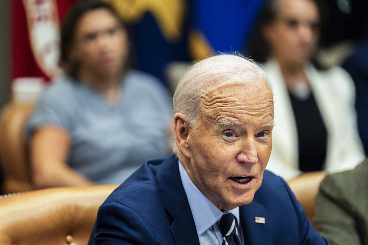 El presidente de Estados Unidos, Joe Biden, advirtió este martes que el huracán Milton podría ser el “peor” en golpear el estado de Florida en un siglo. (Foto de Tierney L. Cross/ de la agencia EFE/EPA)