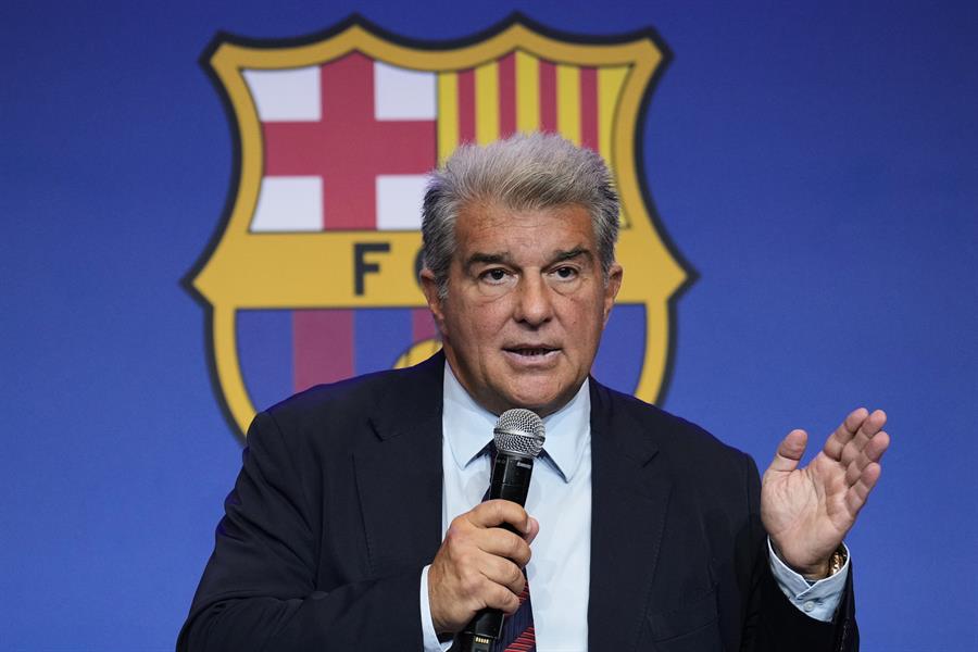 Foto de archivo del presidente del FC Barcelona, Joan Laporta. (Foto de EFE)