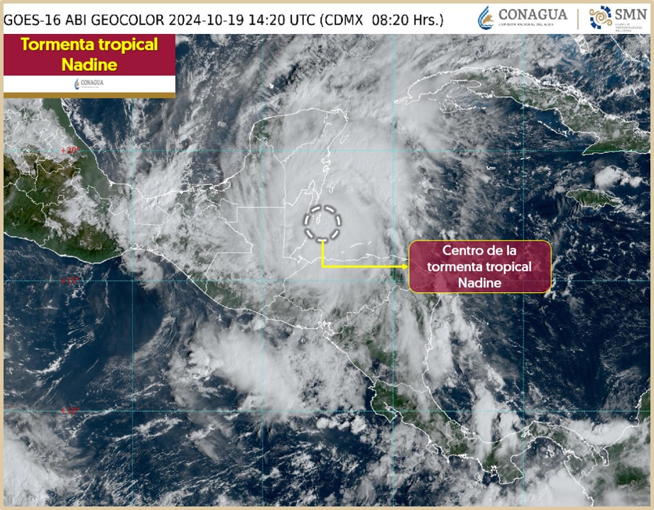 Imagen del Servicio Meteorológico Nacional.