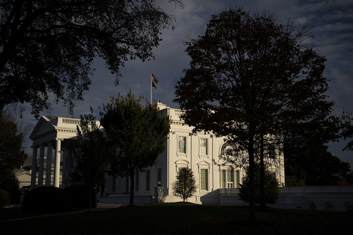 Fotografía de archivo de una vista general de la Casa Blanca, en Washington, DC, EUA. (Foto de Graeme Sloan de la agencia EFE)