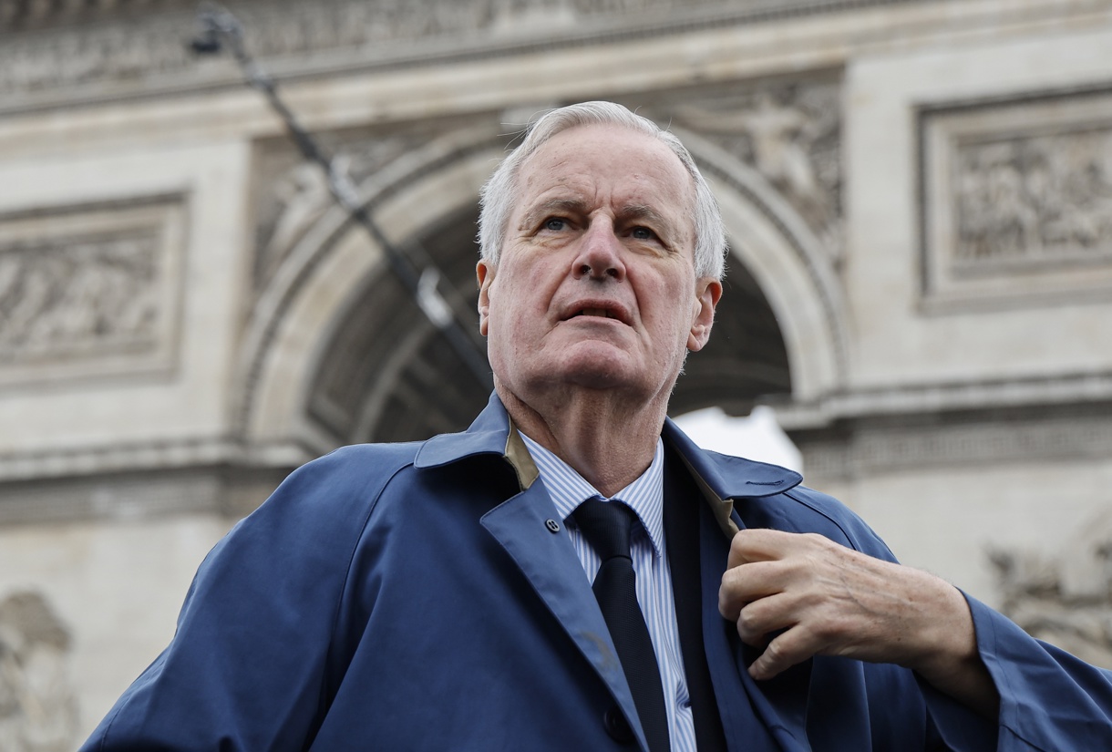 Primer Ministro, Michel Barnier. (Foto Ludovic Marin por la agencia EFE/EPA/POOL)