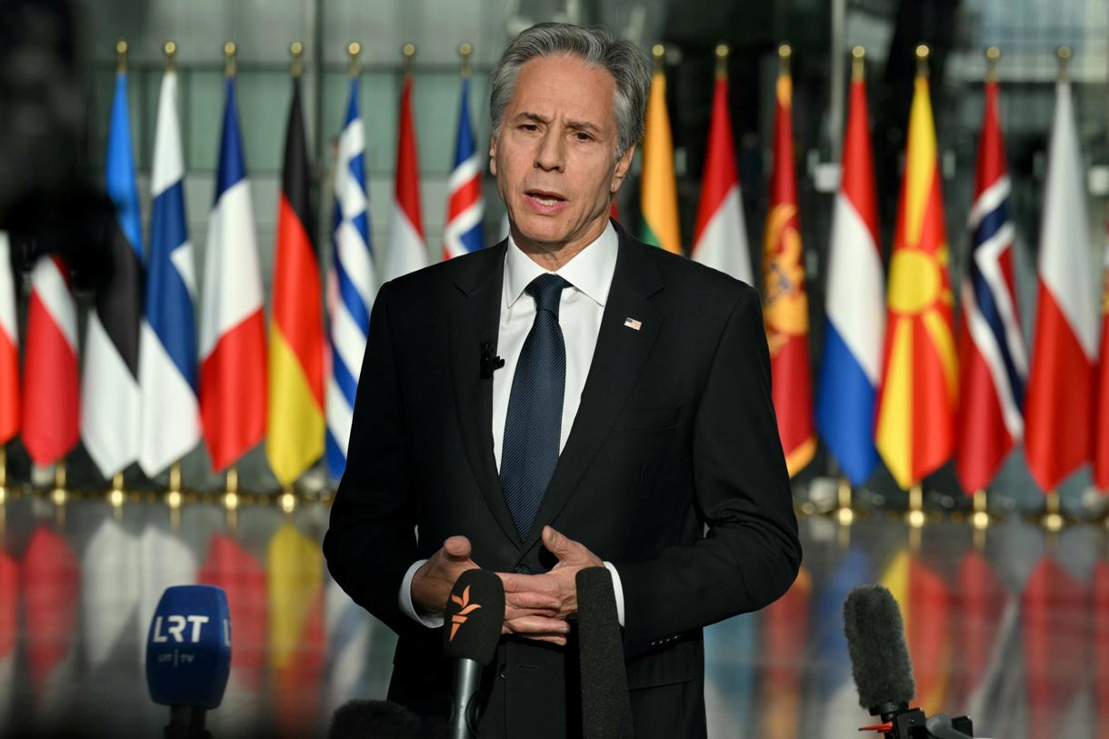 Fotografía de archivo del secretario de Estado de EUA, Antony Blinken. (Foto de Nicolás Tucat de la agencia EFE/EPA)