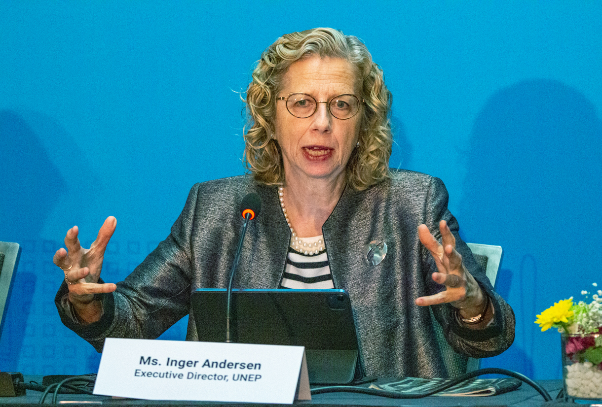 La directora ejecutiva del Programa de la ONU para el Medio Ambiente (Pnuma), Inger Andersen, en una imagen de archivo. (Foto de Julio César Rivas de la agencia EFE)