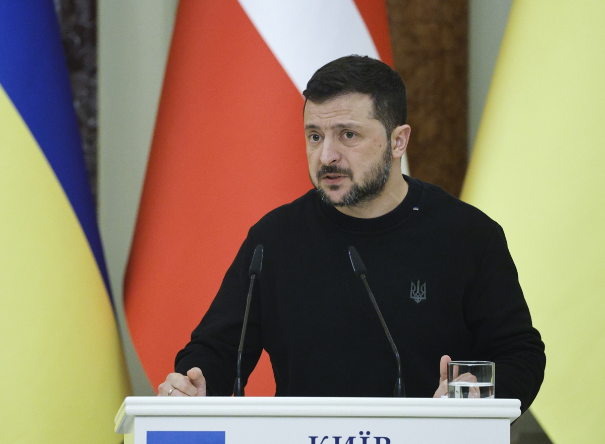 Foto de archivo del presidente de Ucrania Volodímir Zelenski. (Foto de Sergey Dolzhenko de la agencia EFE)