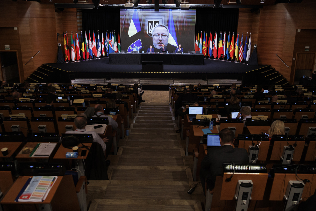 Fotografía de archivo de una reunión de la Asamblea Parlamentaria de la OTAN. (Foto de Sergio Pérez de la agencia EFE)