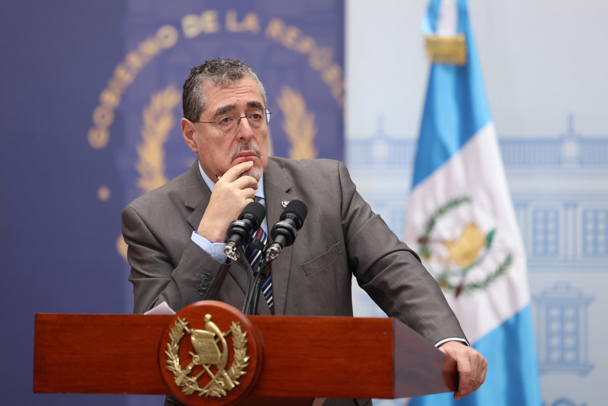 Fotografía de archivo en donde se ve al presidente de Guatemala, Bernardo Arévalo de León. (Foto de Mariano Macz de la agencia EFE)