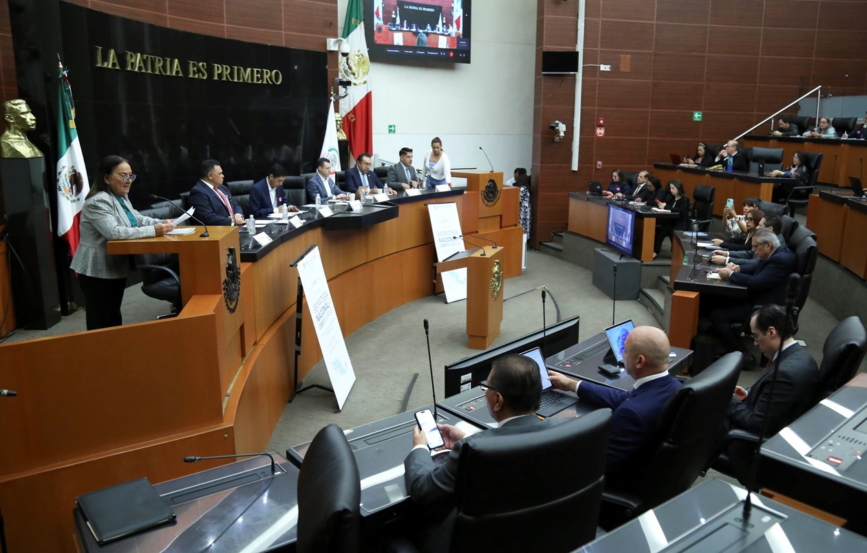 (Foto de redes sociales del Senado de México)