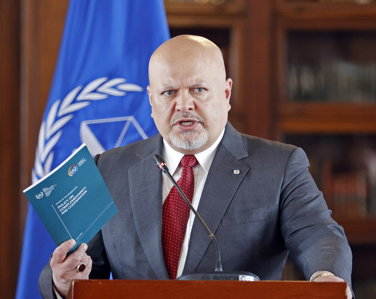 Fotografía del fiscal de la Corte Penal Internacional (CPI), Karim Khan. (Foto de Mauricio Dueñas Castañeda de la agencia EFE)