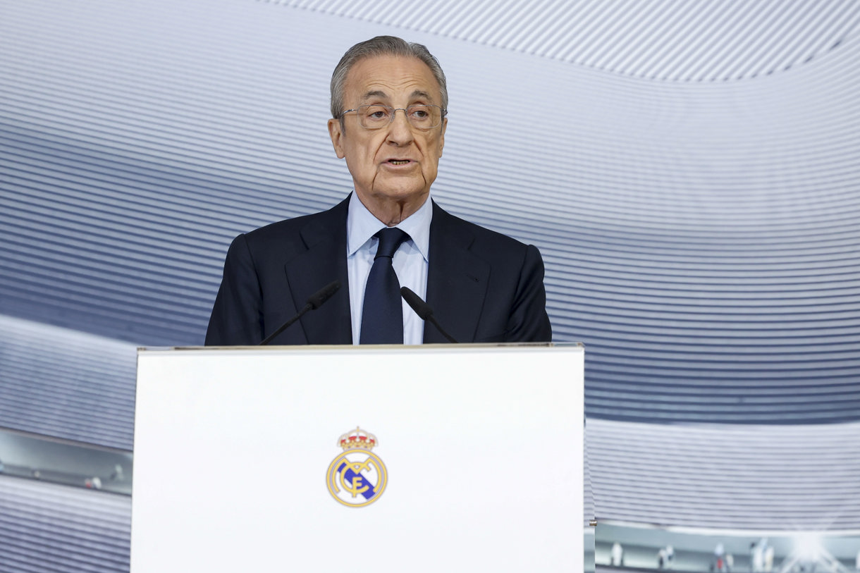 Fotografía de archivo de Florentino Pérez, presidente del Real Madrid. (Foto de Chema Moya de la agencia EFE)