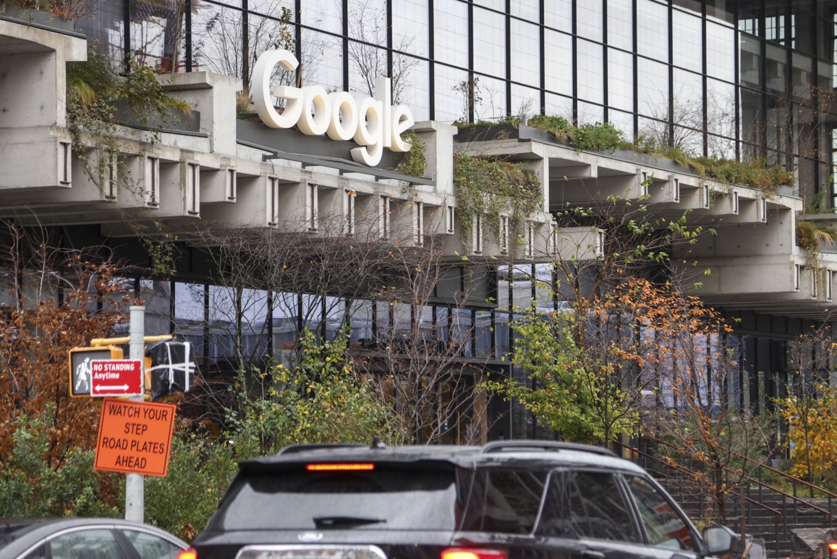 Fotografía de archivo de la oficina de Google en Nueva York. (Foto de Sarah Yenesel de la agencia EFE)