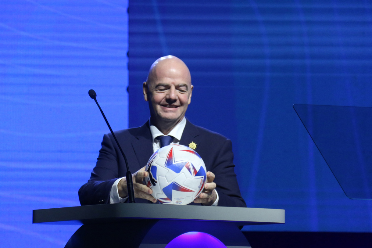 Fotografía de archivo del presidente de la FIFA, Gianni Infantino. (Foto de Nina Osorio de la agencia EFE)