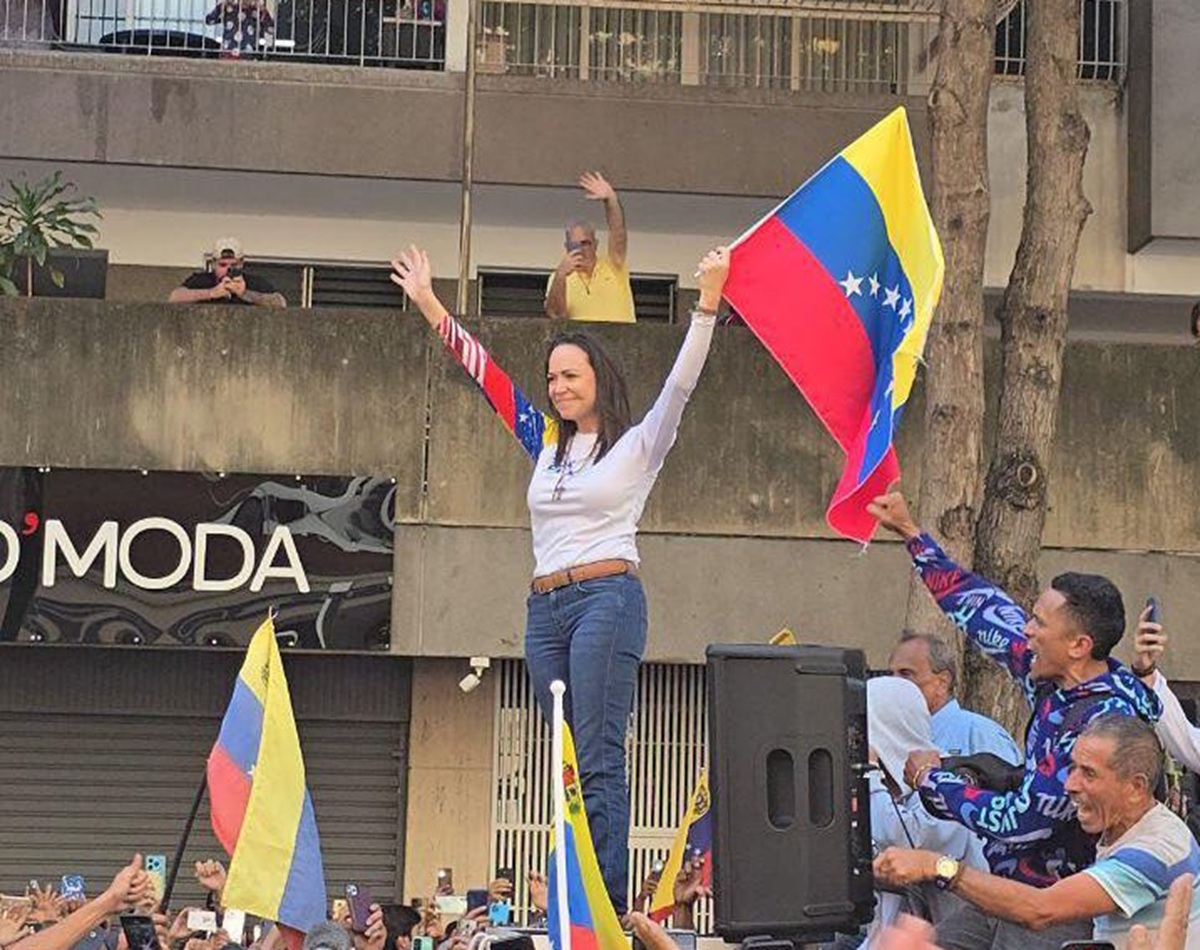 (Fotografía tomada de las redes sociales de María Corina Machado)