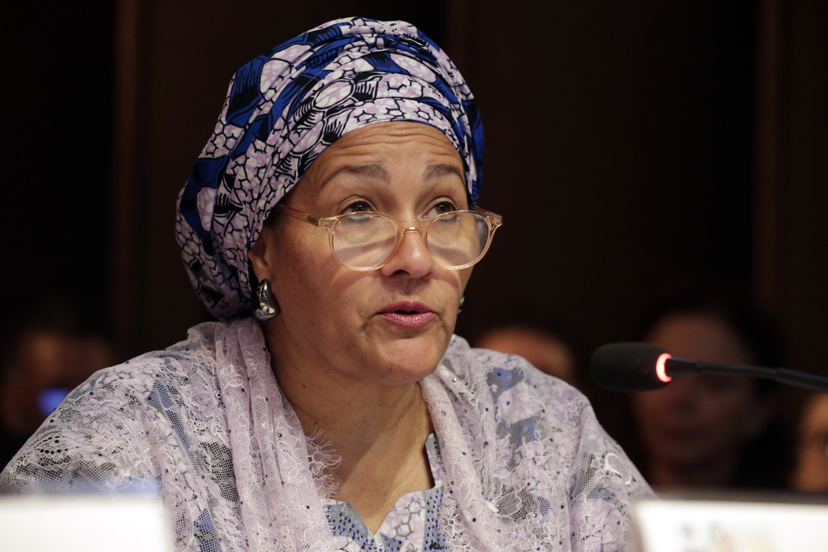 Fotografía de archivo de la vicesecretaria general de las Naciones Unidas, Amina Mohammed. (Foto de Elvis González de la agencia EFE)