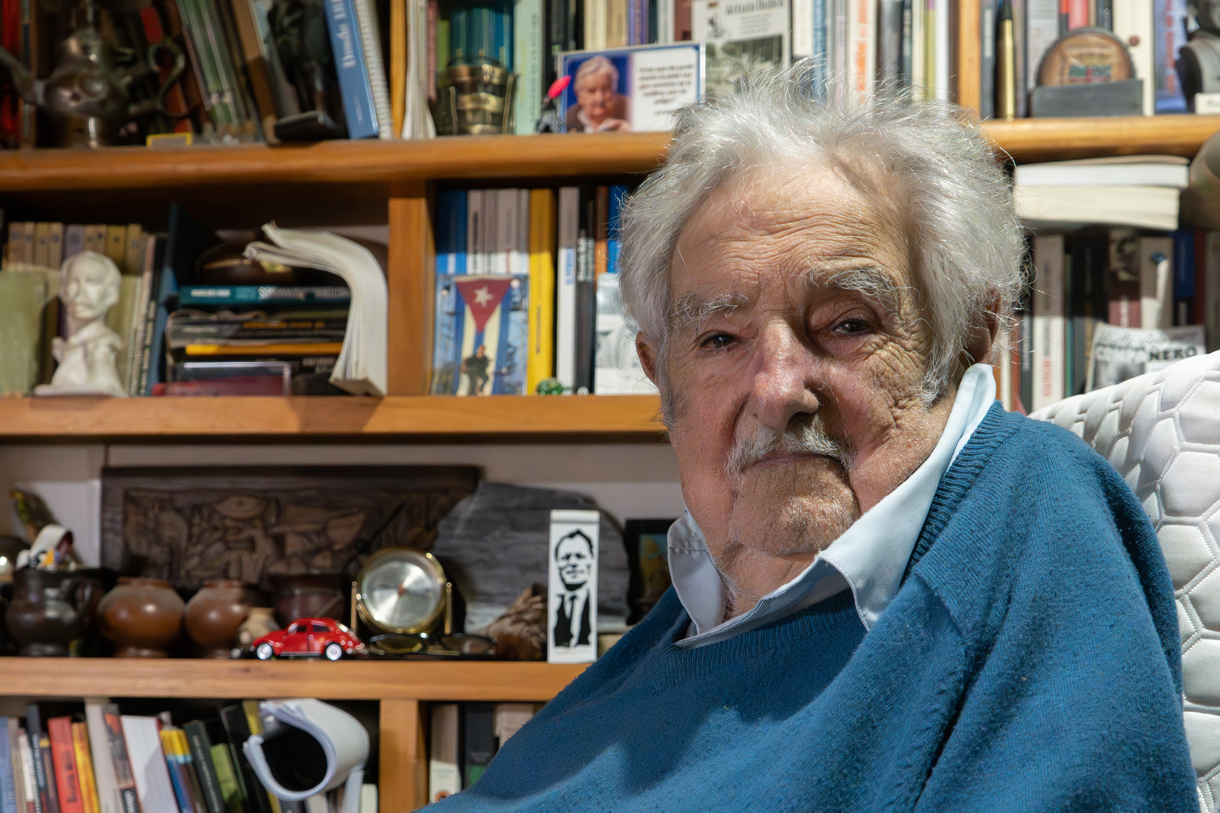 Fotografía del 18 noviembre 2024 del expresidente de Uruguay, José Mujica. (Foto de Sofía Torres de la agencia EFE)