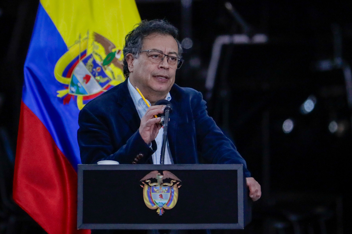 Fotografía de archivo del presidente de Colombia, Gustavo Petro. (Foto de Carlos Ortega de la agencia EFE)