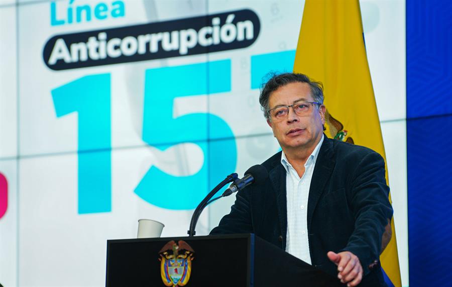 Fotografía cedida a EFE del mandatario colombiano, Gustavo Petro.