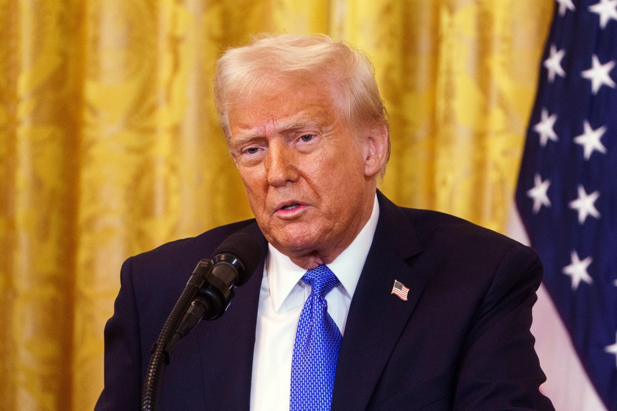 Fotografía del 7 de febrero de 2025 del presidente de EUA, Donald Trump. (Foto de Will Oliver de la agencia EFE)