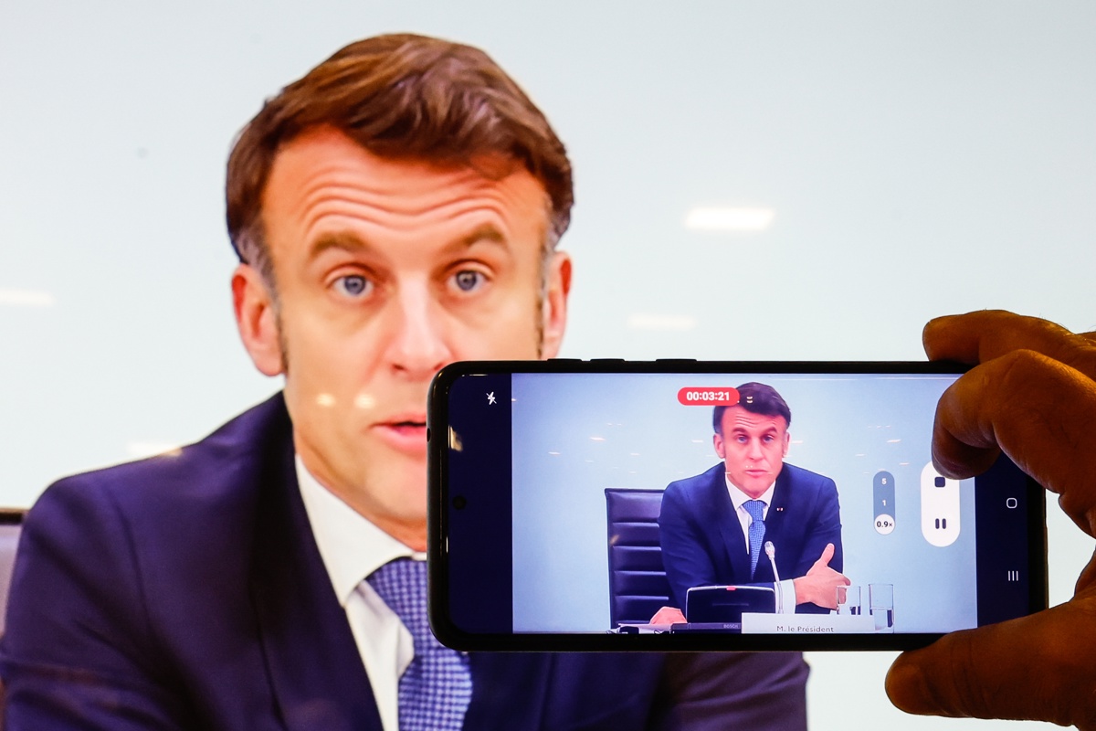 El presidente francés, Emmanuel Macron, en una imagen de archivo. (Foto de Mohammed Badra de la agencia EFE)