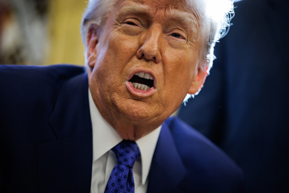 El presidente de Estados Unidos, Donald Trump. (Foto de Samuel Corum de la agencia EFE)