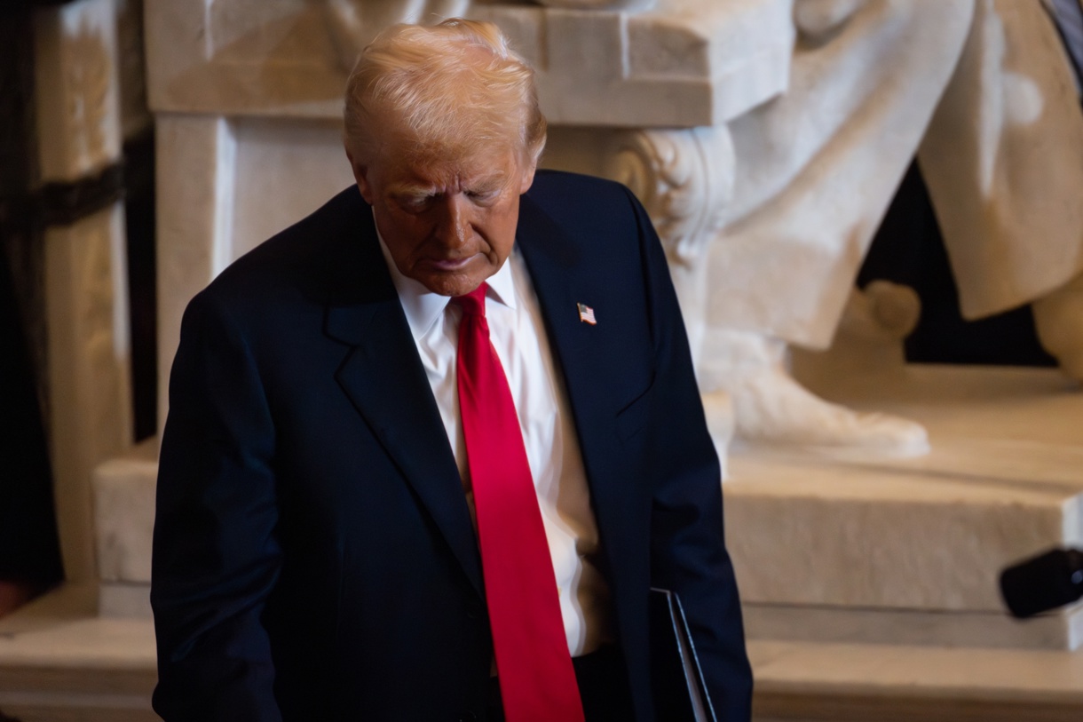 Foto de archivo del presidente de Estados Unidos Donald J. Trump. (Foto de Maansi Srivastava de la agencia EFE/EPA)