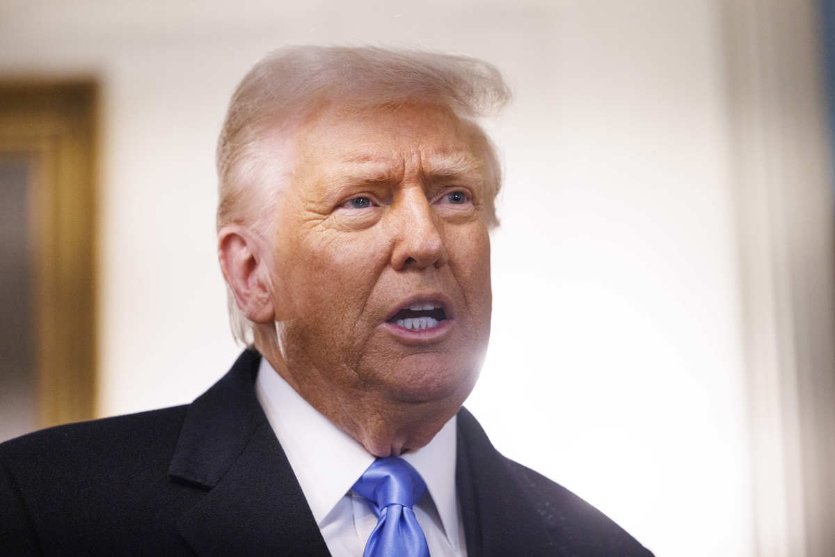 Foto de archivo del presidente de EUA Donald Trump. (Foto de Aaron Schwartz de la agencia EFE)