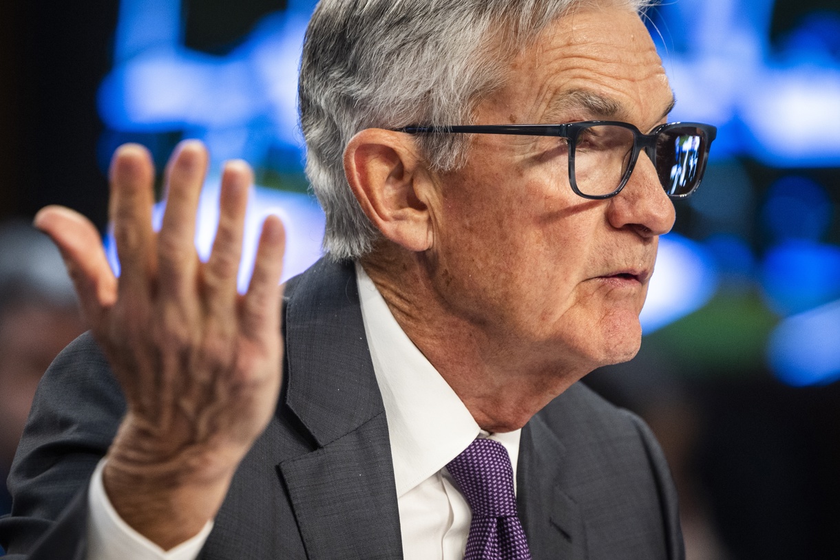 Fotografía del presidente de la Reserva Federal de Estados Unidos, Jerome Powell. (Foto de Jim Lo Scalzo de la agencia EFE)