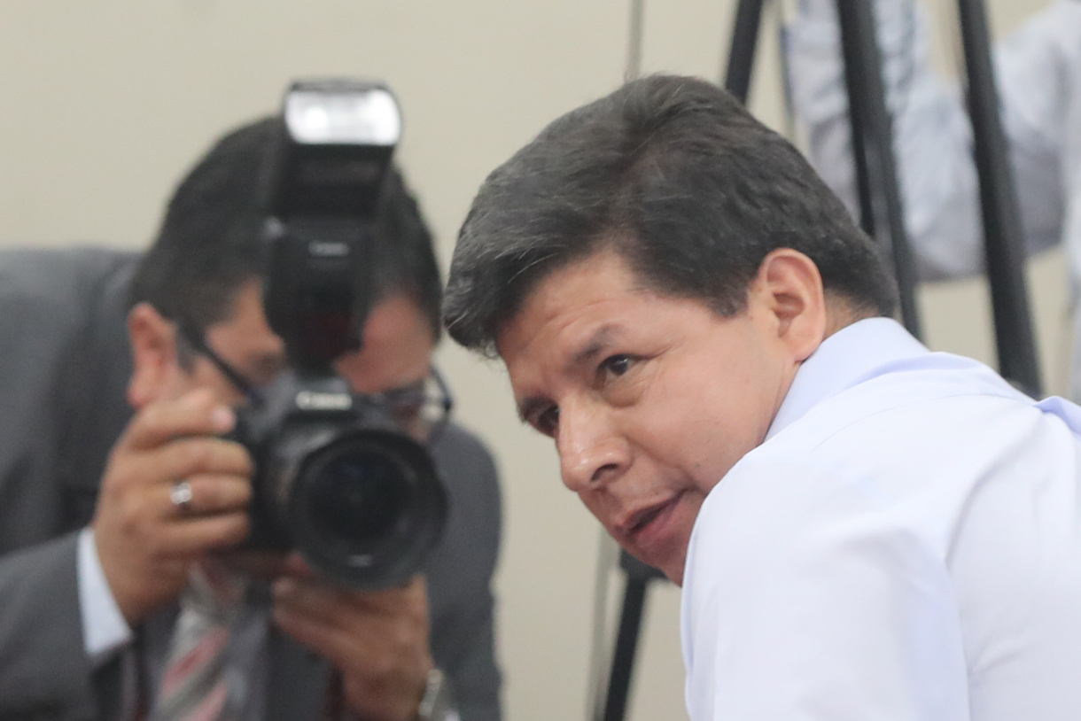 El expresidente peruano Pedro Castillo. (Foto de Paolo Aguilar de la agencia EFE)