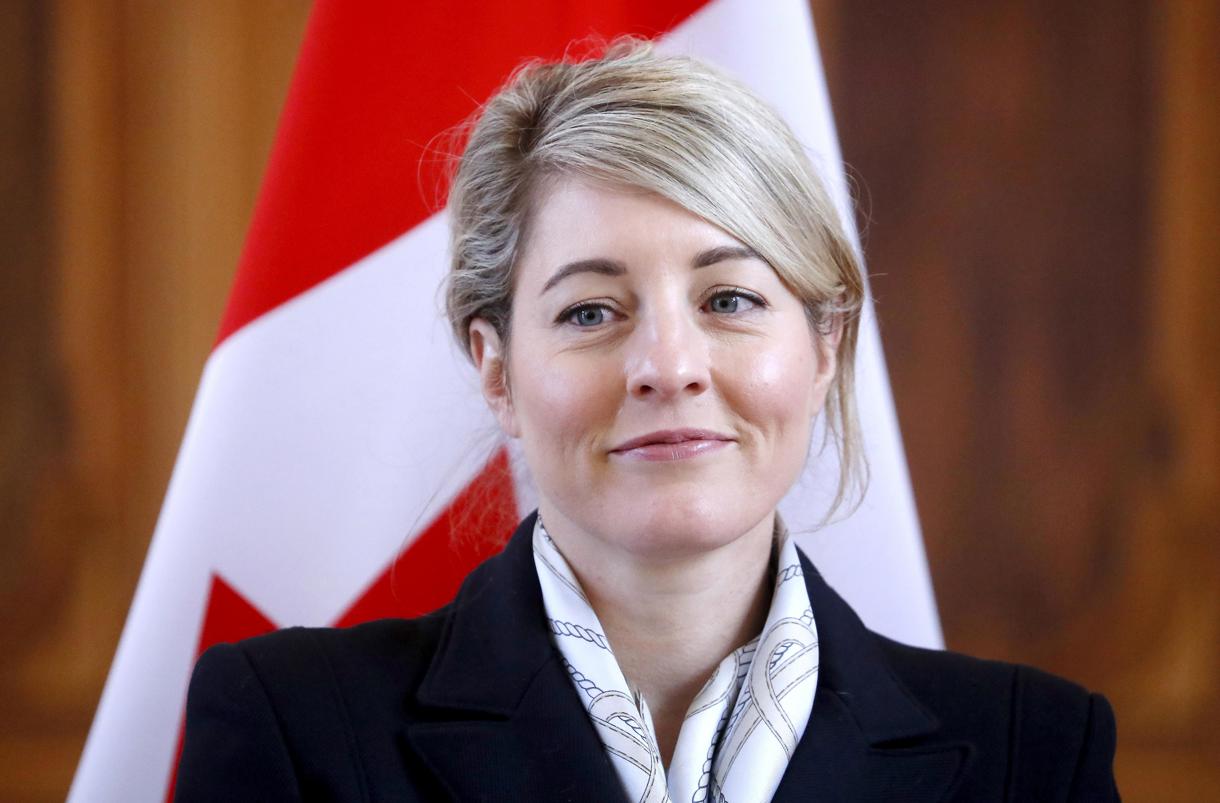 Foto de archivo de la ministra de Exteriores canadiense, Mélanie Joly. (Foto de Toms Kalnins de la agencia EFE)