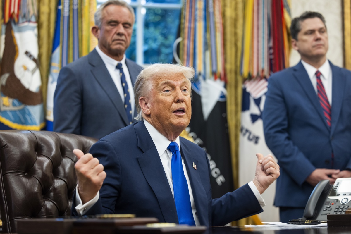 El presidente de Estados Unidos, Donald Trump. (Foto Jim Lo Scalzo de la agencia EFE)