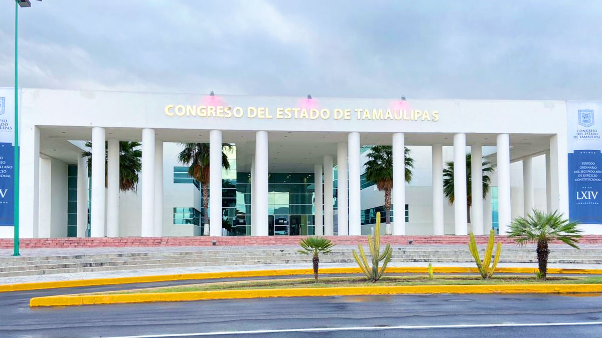 Foto del Congreso del Estado de Tamaulipas.