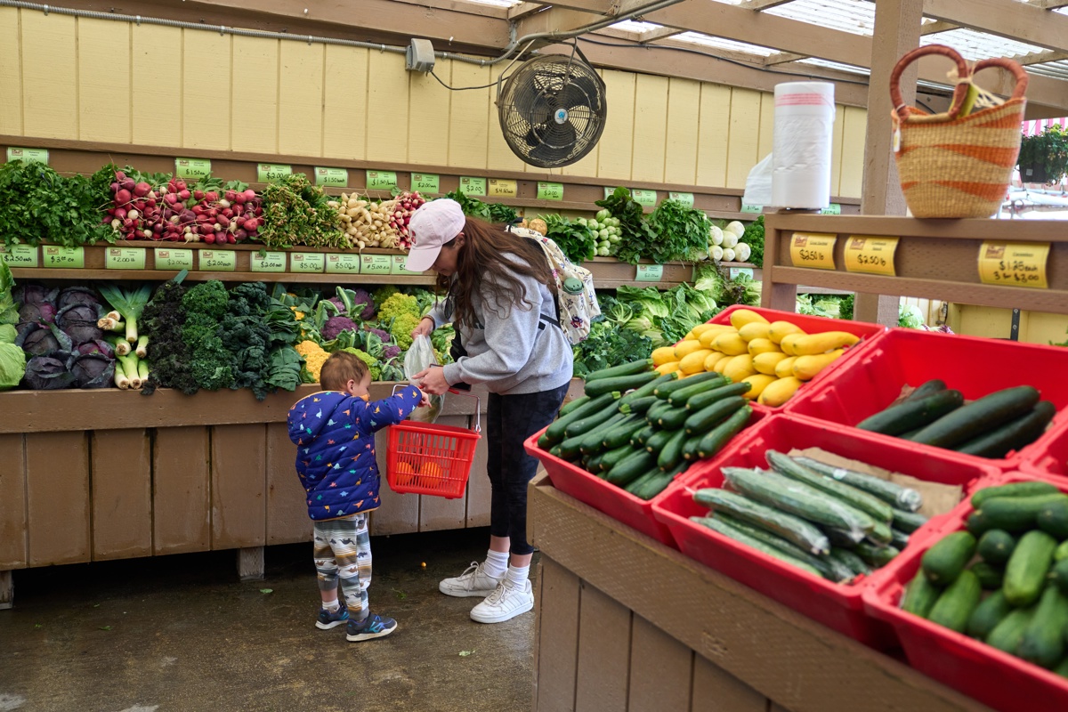 Una persona compra productos en Los Ángeles. (Fotografía de archivo de Allison Dinner de la agencia EFE)