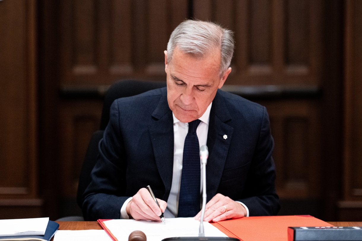 El primer ministro canadiense Mark Carney. (Foto de Spencer Colby de la agencia EFE/EPA)