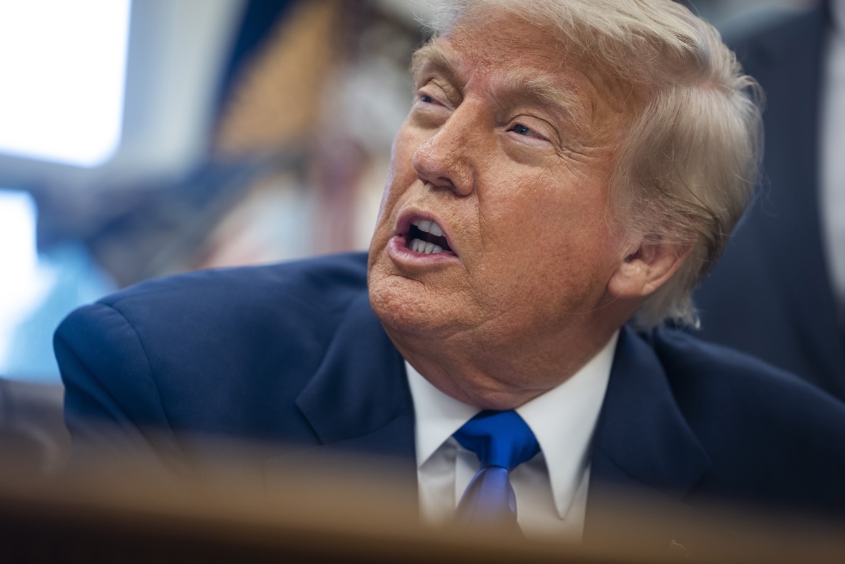 El presidente de Estados Unidos, Donald Trump, en una fotografía de archivo. (Foto de Jim Lo Scalzo de la agencia EFE)