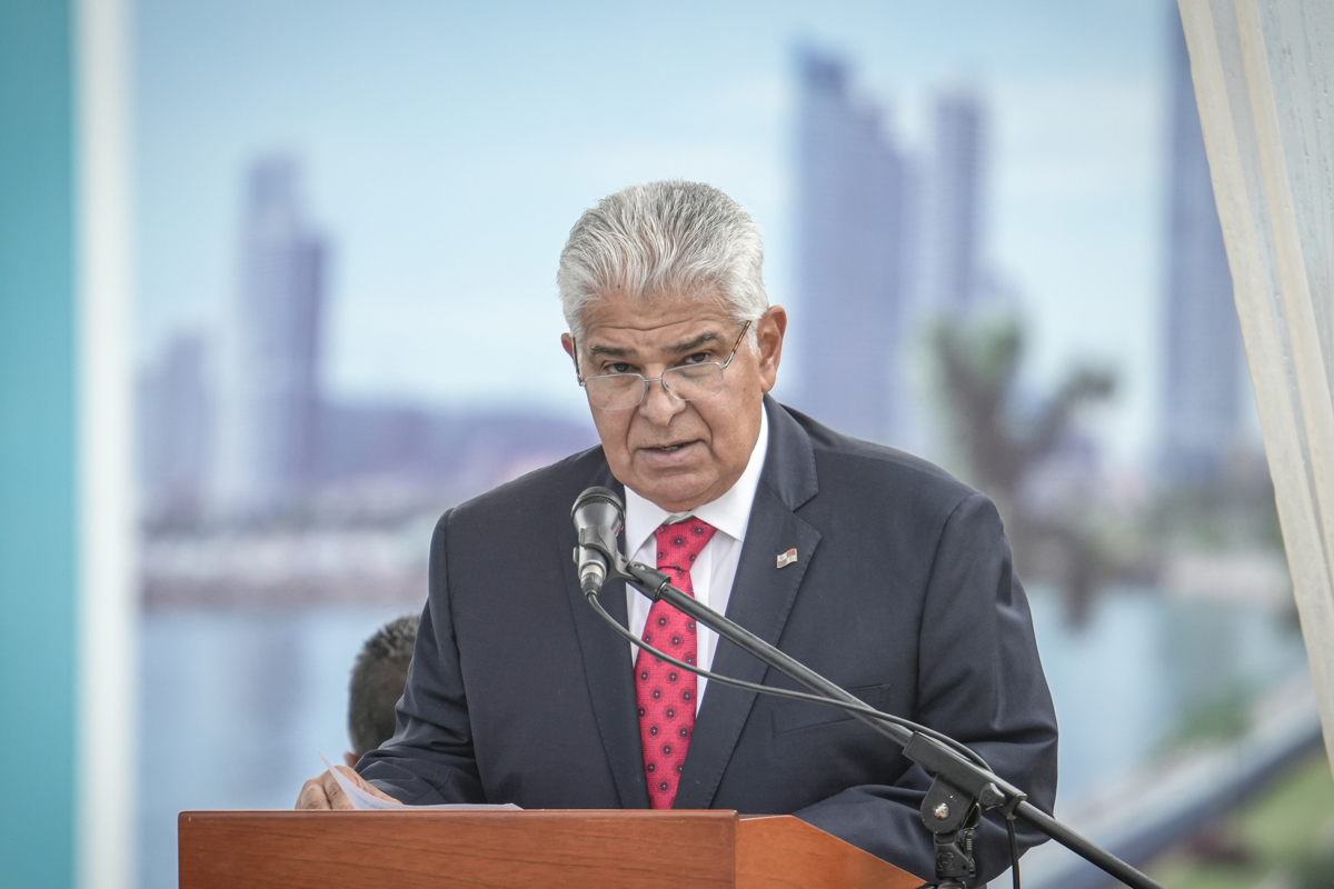 Foto de archivo del presidente de Panamá José Raúl Mulino. (Foto John Reyes Mejia de la agencia EFE)
