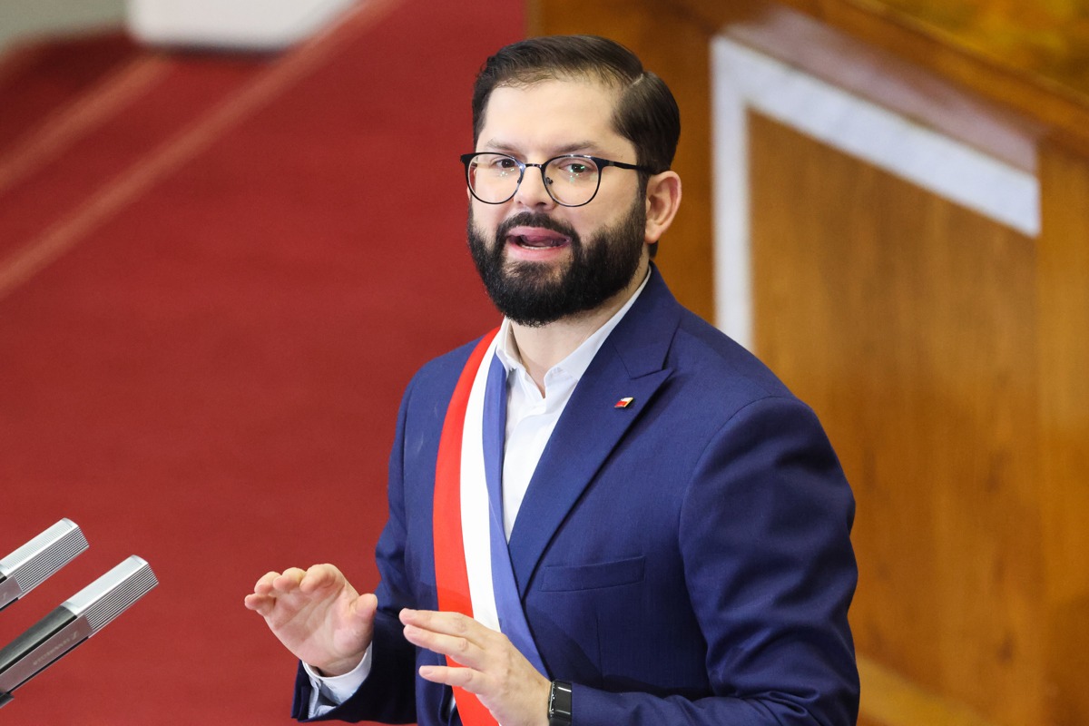 El presidente de Chile, Gabriel Boric. EFE/ Cristóbal Basaure