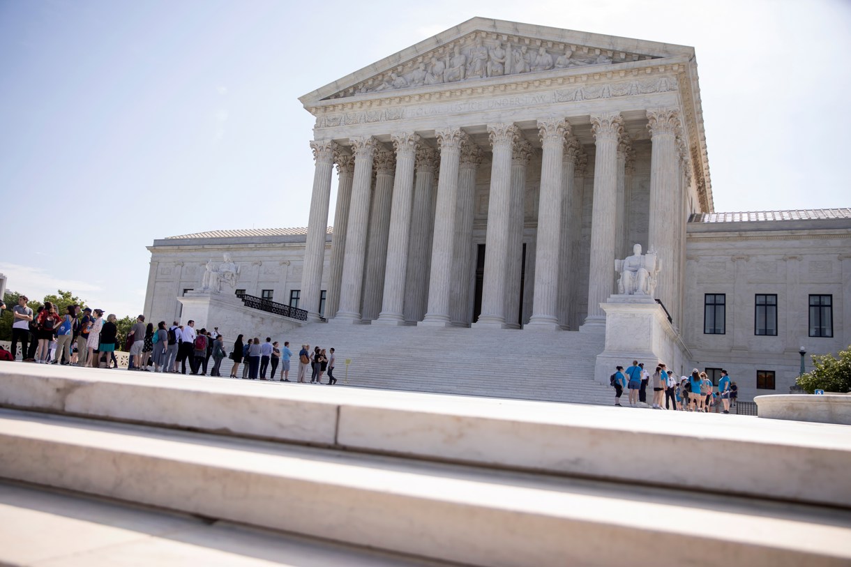 El Tribunal Supremo estadounidense, en Washington (Estados Unidos). (Foto de Erik S. Lesser de la agencia EFE)