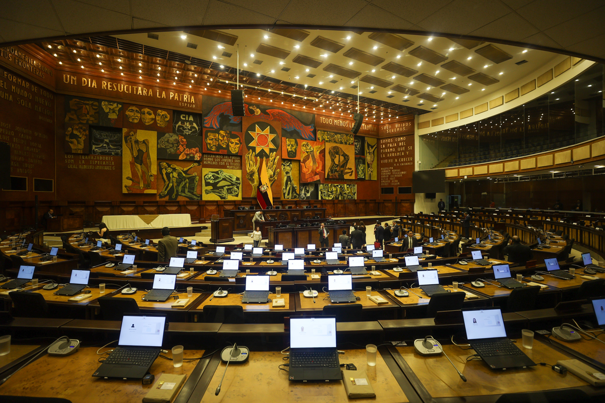 El recinto de la Asamblea Nacional en Quito (Ecuador). (Foto de archivo de José Jácome de la agencia EFE)
