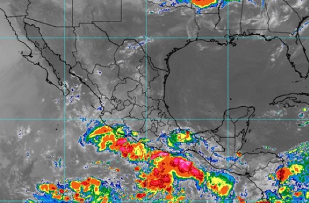 Imagen de satélite del SMN.