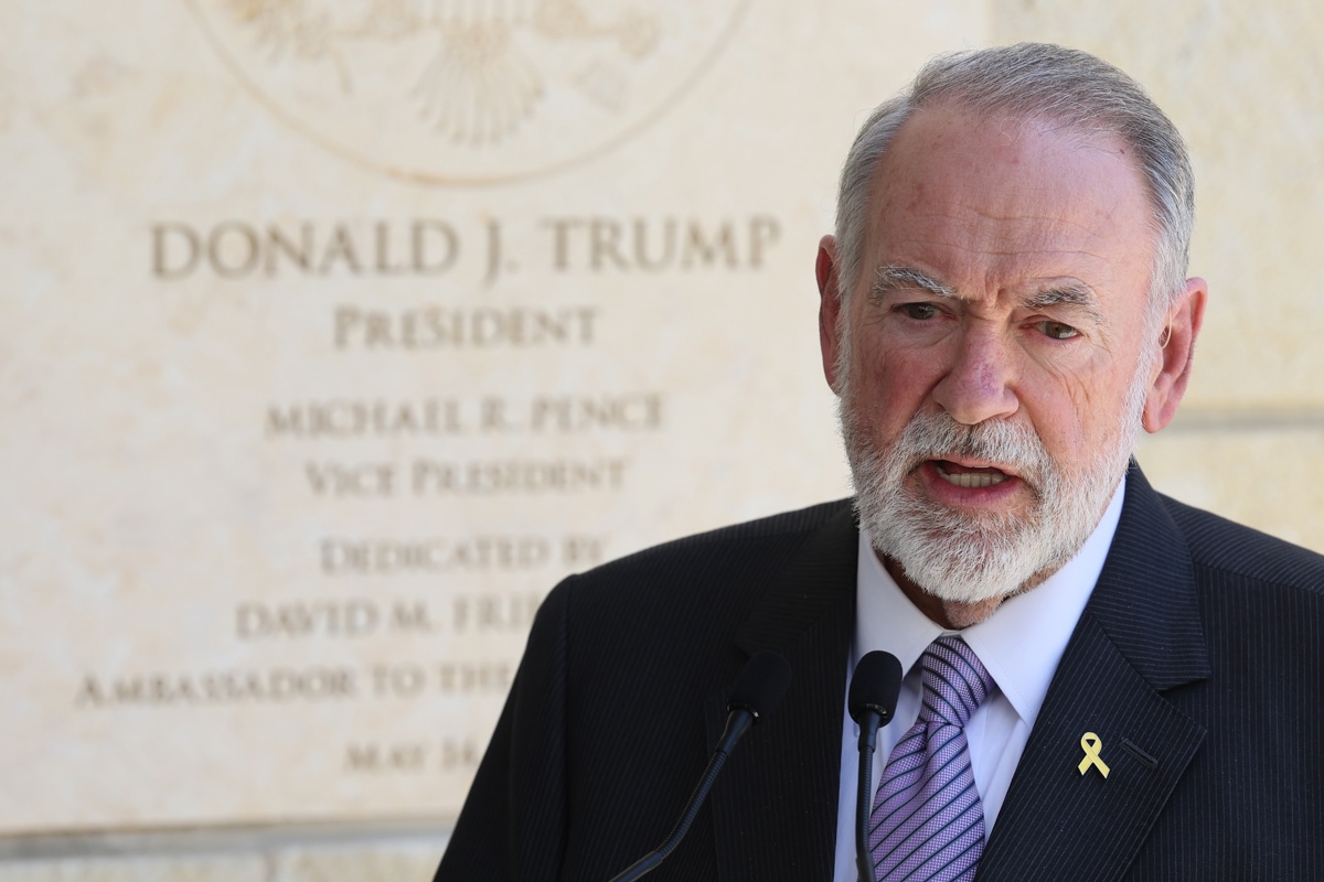 El embajador de Estados Unidos en Israel, Mike Huckabee. (Foto de Abir Sultan de EFE/EPA)