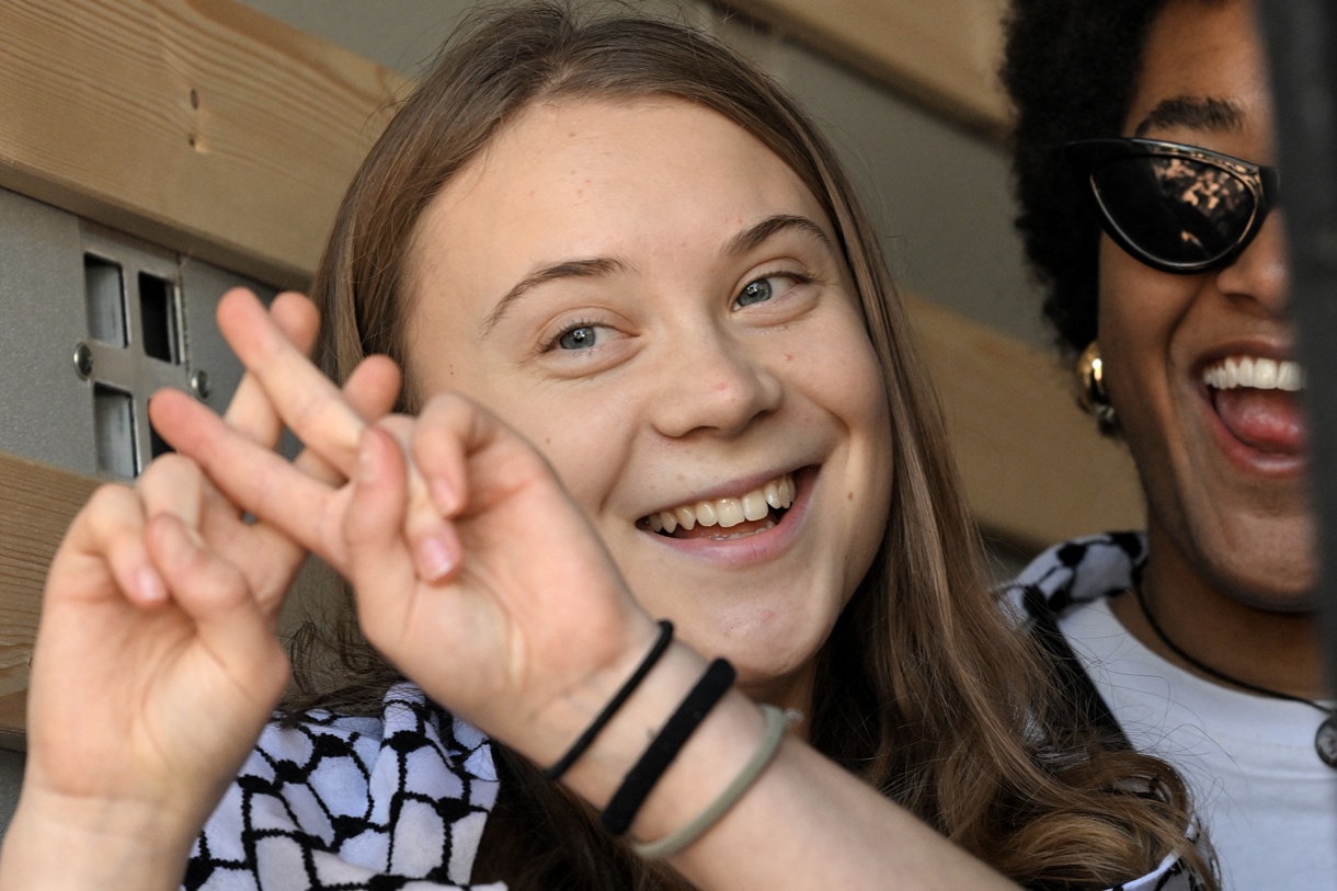 La activista climática sueca Greta Thunberg (I). (Foto de archivo de Daniel Dal Zennaro de la agencia EFE/EPA)