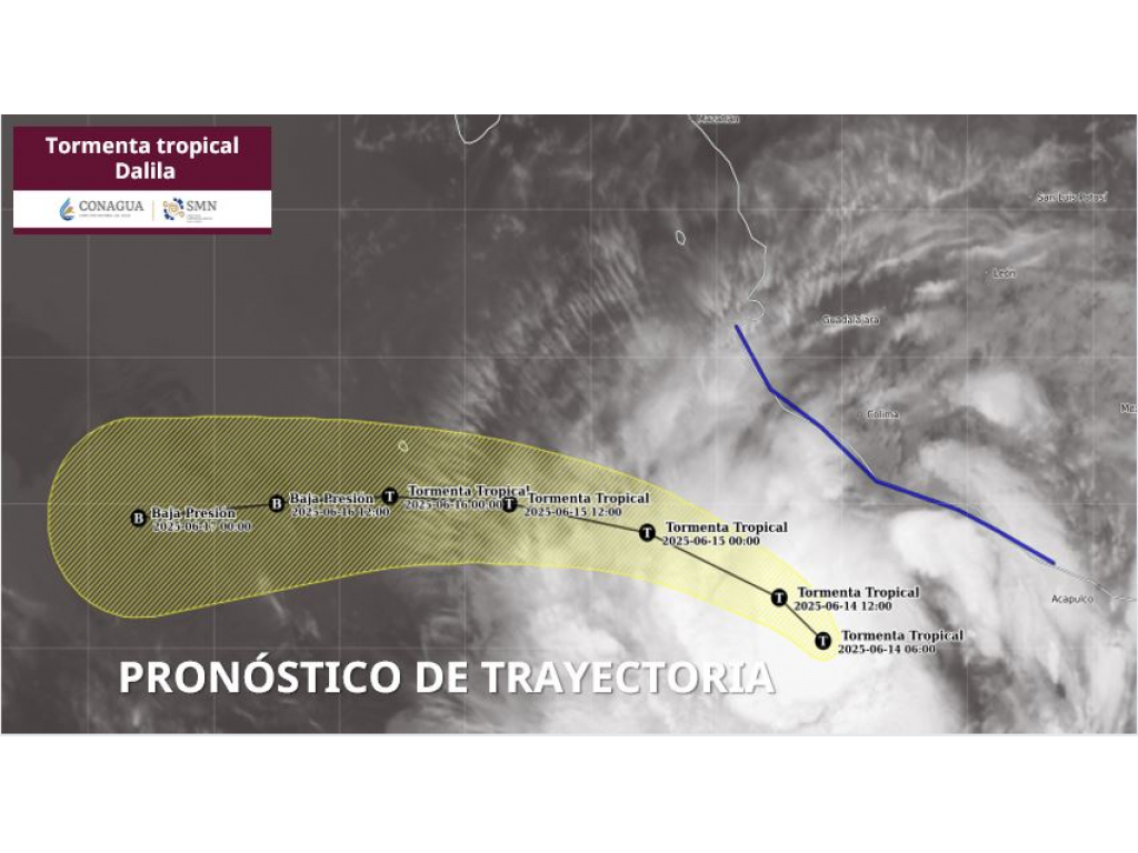 Imagen del Servicio Meteorológico Nacional.
