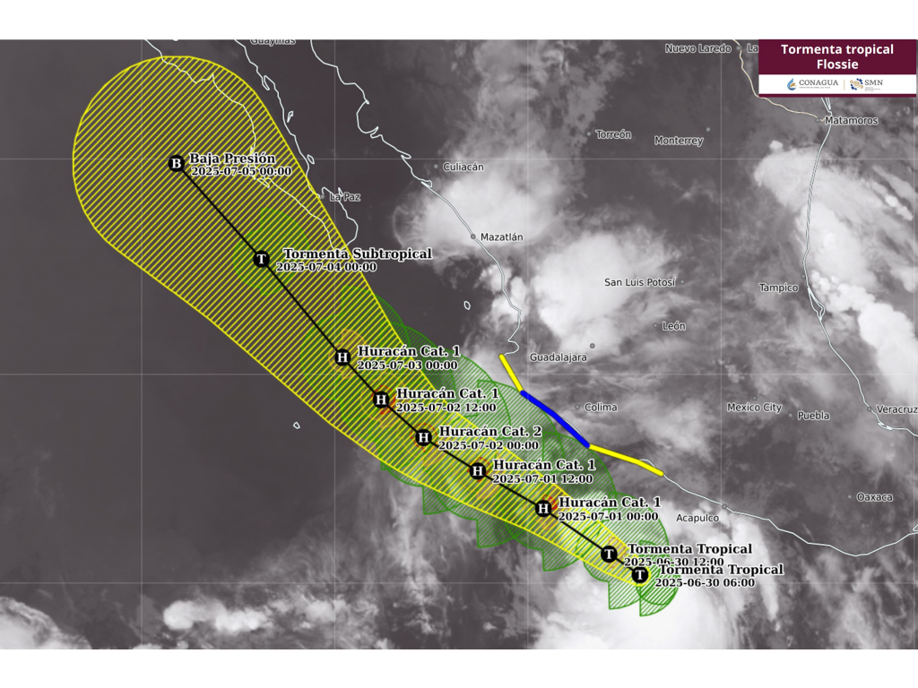 Imagen del Servicio Meteorológico Nacional.