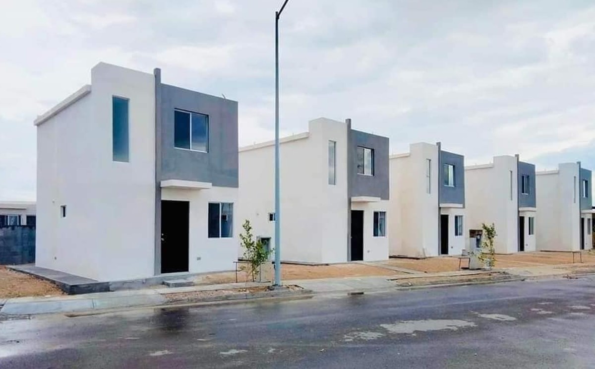 Foto de archivo de casas del Infonavit.