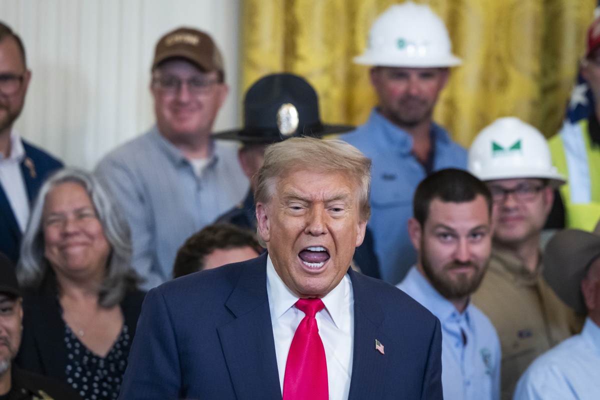 El presidente de Estados Unidos, Donald Trump. (Foto de Jim Lo Scalzo de la agencia EFE)