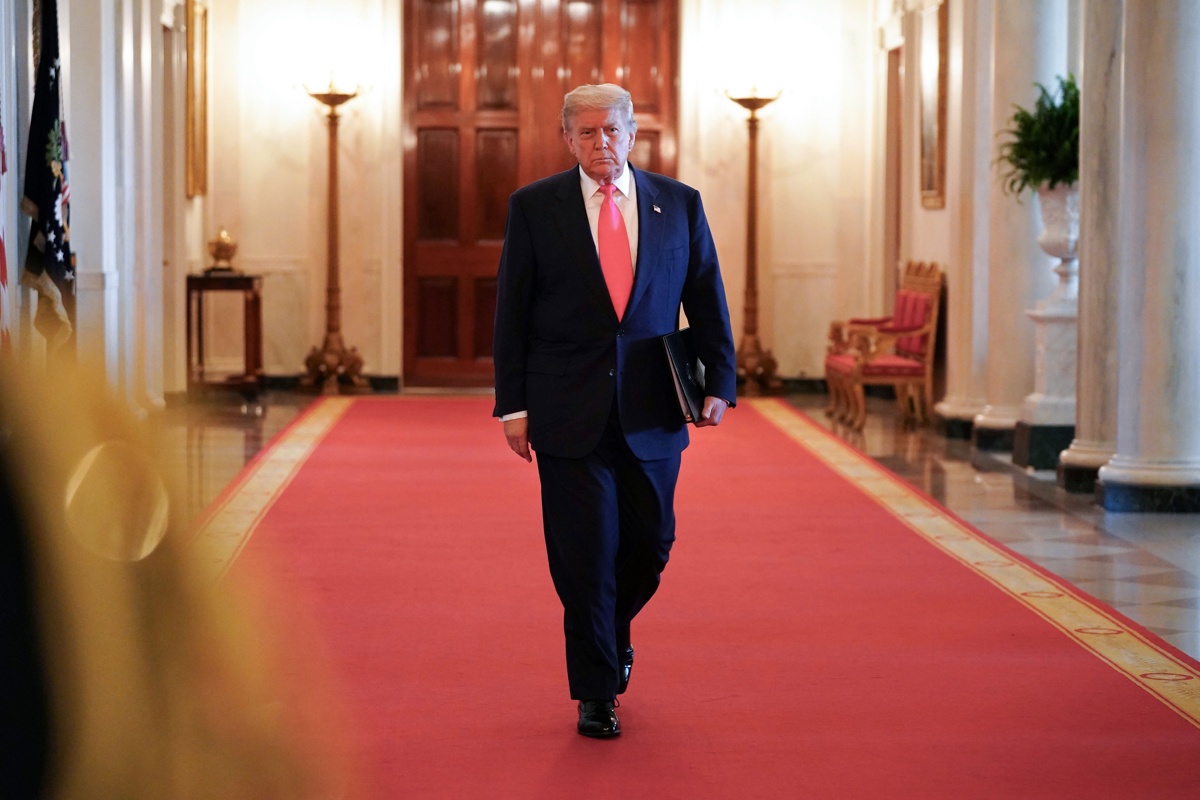 El presidente de Estados Unidos, Donald Trump. (Foto de Ken Cedeno de la agencia EFE)