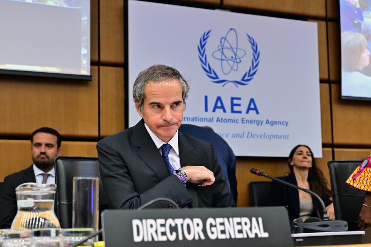 Imagen de Rafael Grossi, director general del Organismo Internacional de Energía Atómica (OIEA).