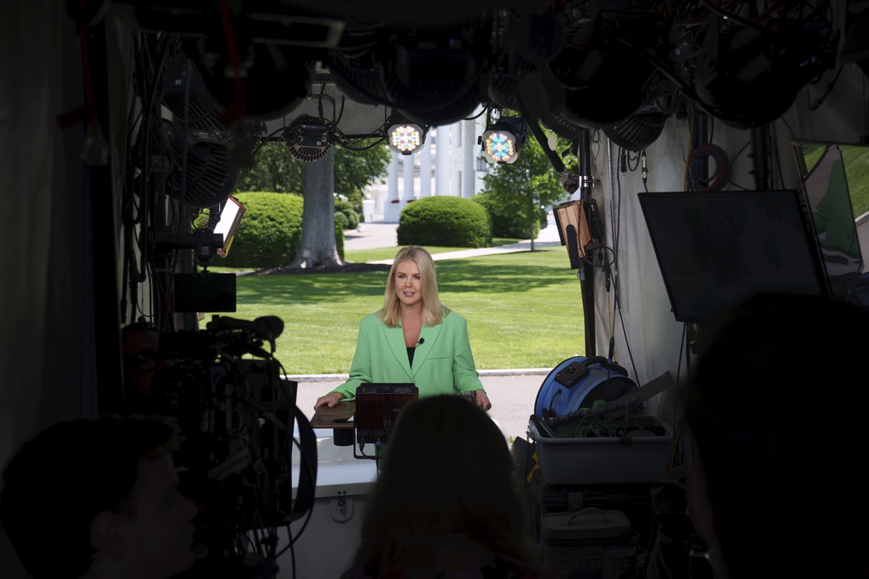 La portavoz de la Casa Blanca, Karoline Leavitt. (Foto de Will Oliver de la agencia EFE)