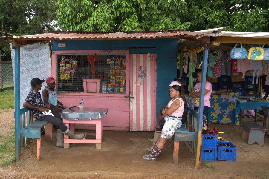 Imagen de un pueblo de la frontera entre Colombia y Venezuela