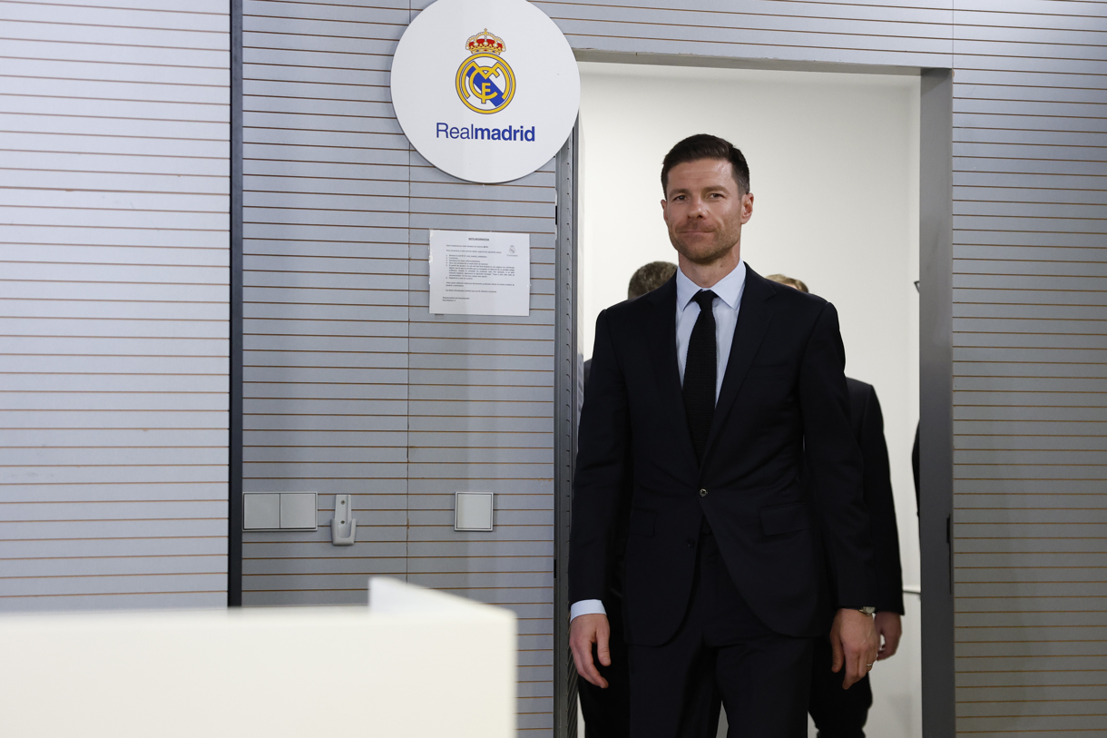 Xabi Alonso, el día de su presentación como entrenador del Real Madrid, el pasado 26 de mayo. (Foto de Chema Moya de la agencia EFE)